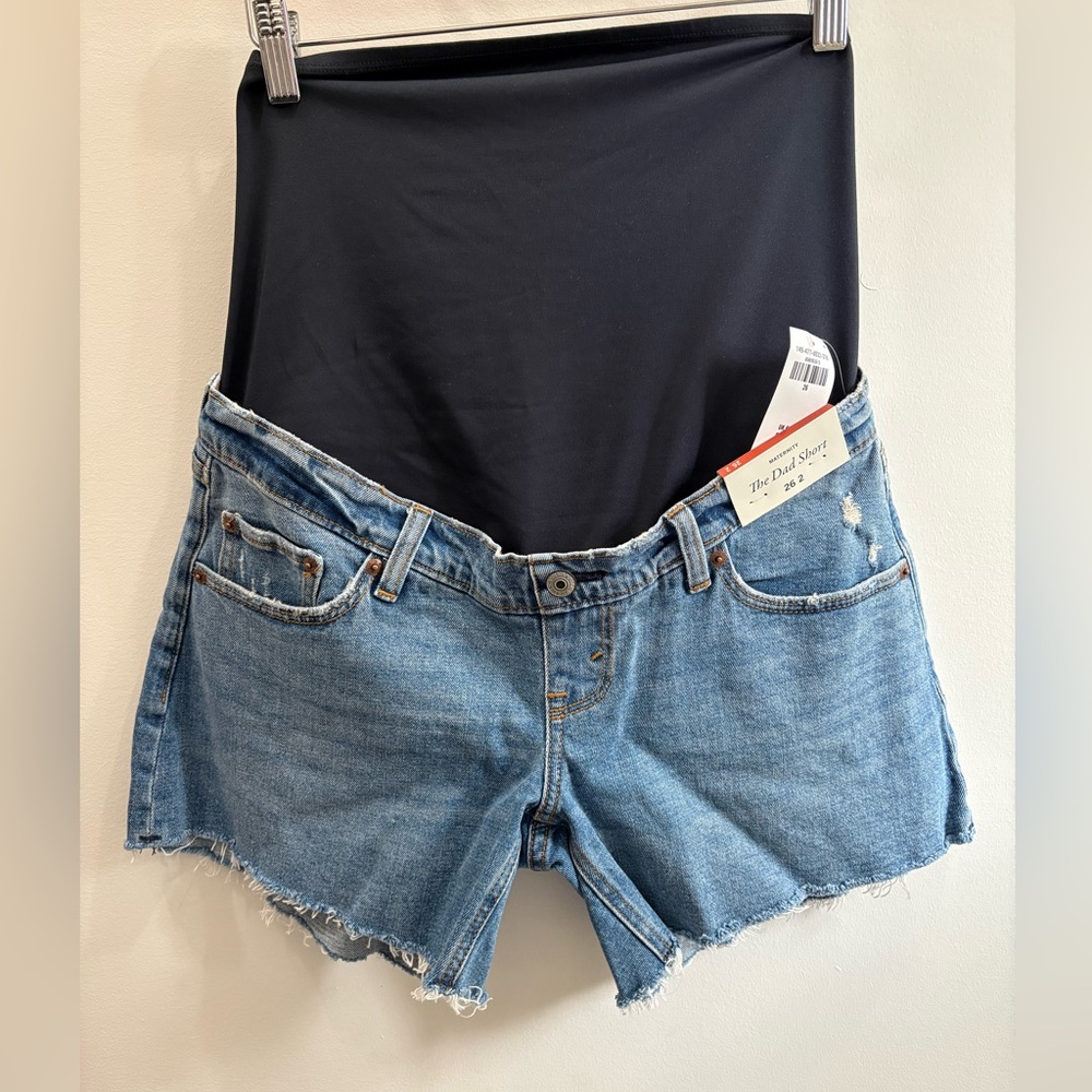 Abercrombie & Fitch Women's Maternity Denim Shorts